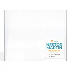 Vitre Nestor Martin ADDISON - Verre Rectangle pour poêle à bois
