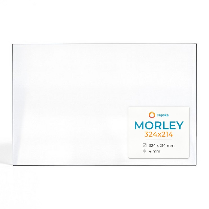 Morley 324X214 Glass - Rectangular Panel for Wood Burning Stove