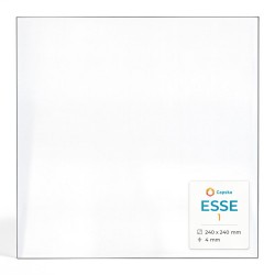 Esse 1 Glas - Rechteck Kaminglas für Kaminofen