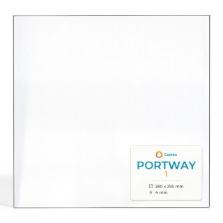 Portway 1 Glass - Rectangular Panel for Wood Burning Stove