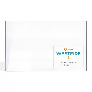 Vitre Westfire 2 - Verre Rectangle pour poêle à bois