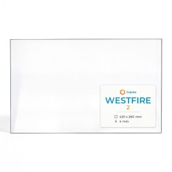 Vitre Westfire 2 - Verre Rectangle pour poêle à bois