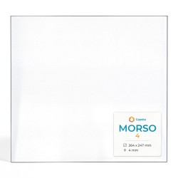 Vitre Morso 4 - Verre Rectangle pour poêle à bois