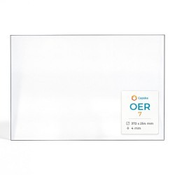 Oer 7 Glas - Rechteck Kaminglas für Kaminofen