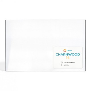 Vitre Charnwood 14 - Verre Rectangle pour poêle à bois