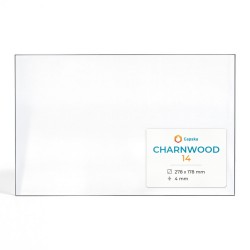 Vitre Charnwood 14 - Verre Rectangle pour poêle à bois