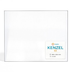 Vetro Kenzel 33 - Vetro Rettangolo per stufa a legna