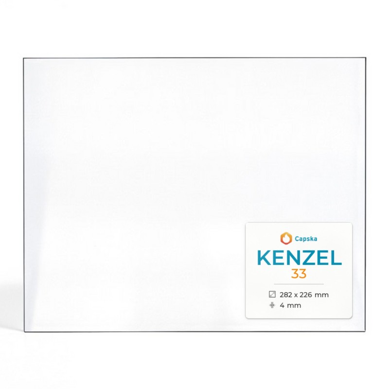 Vetro Kenzel 33 - Vetro Rettangolo per stufa a legna