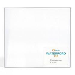 Vitre Waterford 103 - Verre Rectangle pour poêle à bois