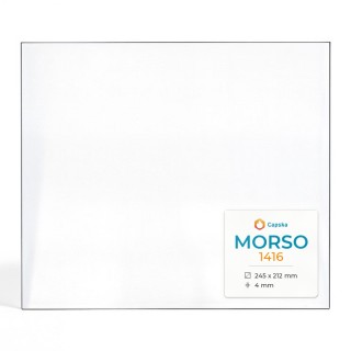 Morso 1416 Glass Panel for Wood Burning Stove - High-Quality Replacement
