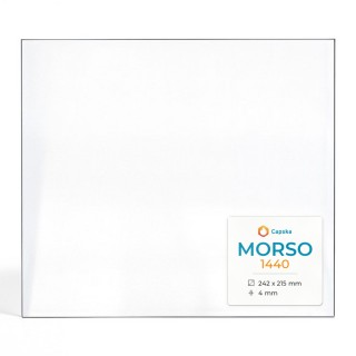 Vitre Morso 1440 - Verre Rectangle pour poêle à bois