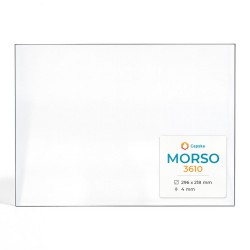 Vitre Morso 3610 - Verre Rectangle pour poêle à bois