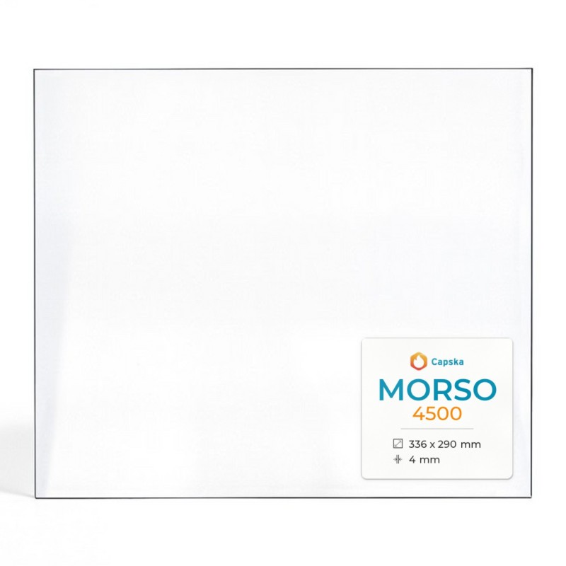 Morso 4500 Glas - Rechteck Kaminglas für Kaminofen