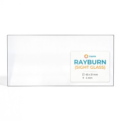 Vitre Rayburn (SIGHT GLASS) - Verre Rectangle pour poêle à bois