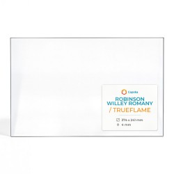Vetro Robinson Willey Romany / TRUEFLAME - Vetro Rettangolo per stufa a legna