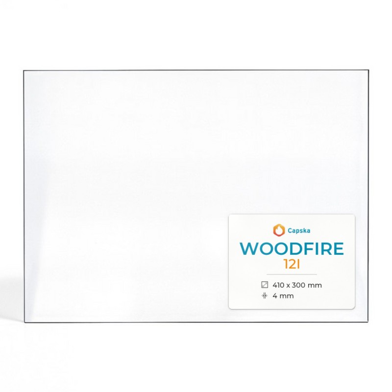 Vetro Woodfire 12I - Vetro Rettangolo per stufa a legna