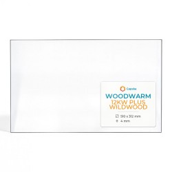 Vitre Woodwarm 12KW PLUS WILDWOOD - Verre Rectangle pour poêle à bois