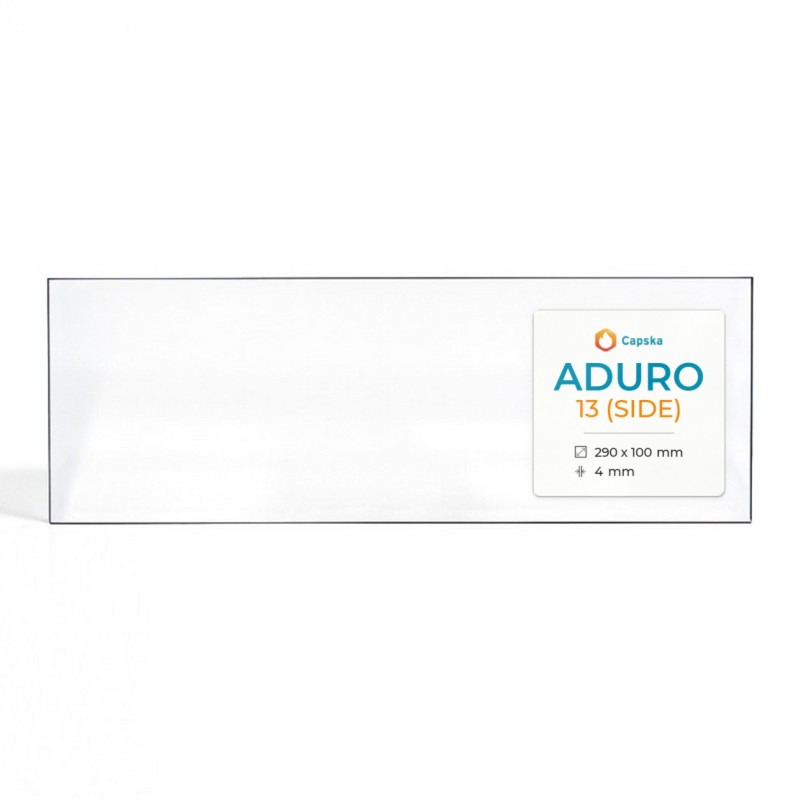 Vitre Aduro 13 (SIDE) - Verre Rectangle pour poêle à bois
