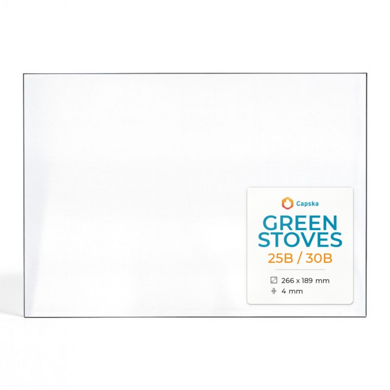 Green Stoves 25B / 30B Glass - Rectangular Panel for Stove