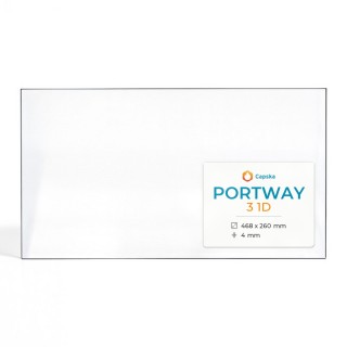 Vetro Portway 3 1D - Vetro Rettangolo per stufa a legna