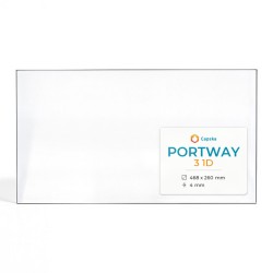 Vitre Portway 3 1D - Verre Rectangle pour poêle à bois