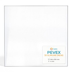 Pevex 30 SLIMLINE (NEW) Glas - Rechteck Kaminglas für Kaminofen
