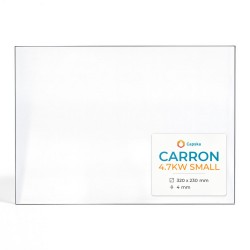 Vitre Carron 4.7KW SMALL - Verre Rectangle pour poêle à bois