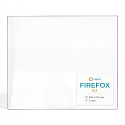 Vetro Firefox 5.1 - Vetro Rettangolo per stufa a legna