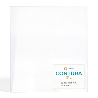 Contura 51L Glas - Rechteck Kaminglas für Kaminofen