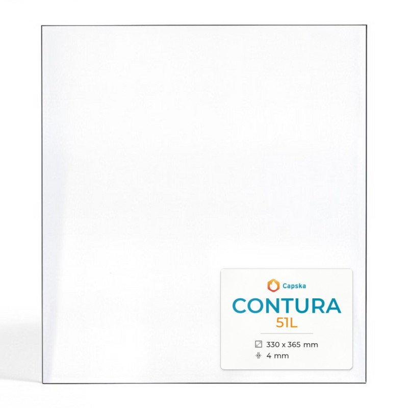 Contura 51L Glass - Rectangular Panel for Wood Burning Stove