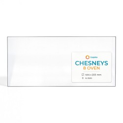 Vitre Chesneys 8 OVEN - Verre Rectangle pour poêle à bois