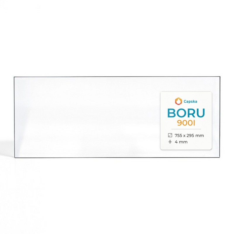 Vetro Boru 900I - Vetro Rettangolo per stufa a legna