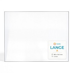 Vitre Lange A - Verre Rectangle pour poêle à bois