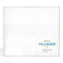 Vitre Villager A - Verre Rectangle pour poêle à bois