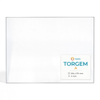 Torgem A Glass - Rectangular Panel for Wood Burning Stove