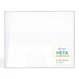 HETA AMBITION Glas - Rechteck Kaminglas für Kaminofen