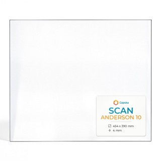 SCAN ANDERSON 10 Glass - Rectangular Panel for Wood Burning Stove