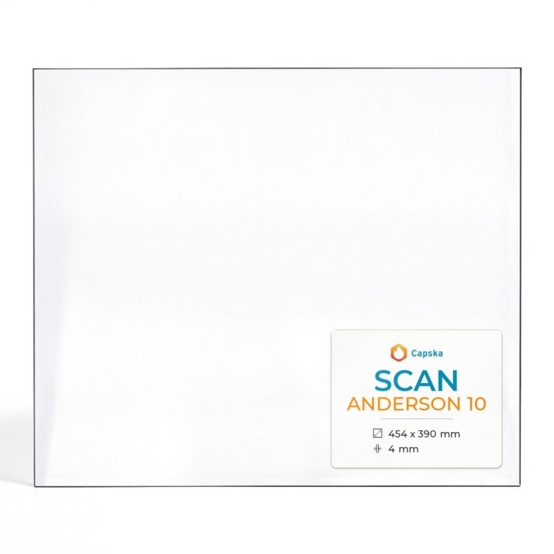 Vitre Scan ANDERSON 10 - Verre Rectangle pour poêle à bois