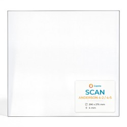 Scan ANDERSON 4-2 / 4-5 Glass - Rectangular glass panel for wood burning stove