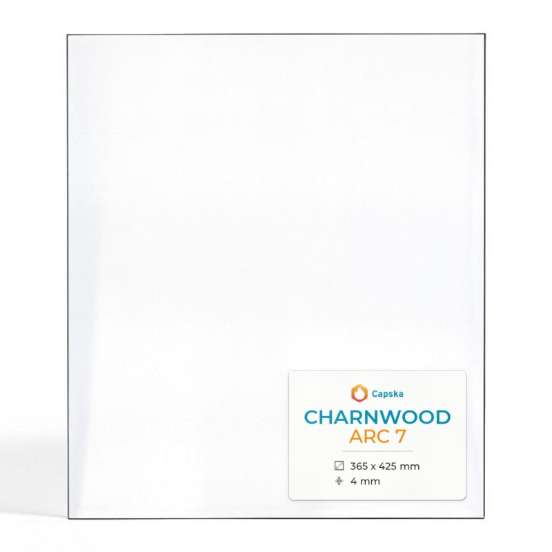 Charnwood ARC 7 Glass Panel - Quality Rectangular Glass for Stoves