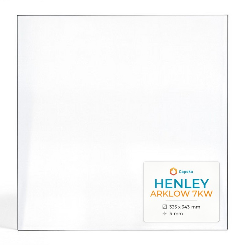 Henley ARKLOW 7KW Glass - Rectangular Panel for Wood Burning Stove