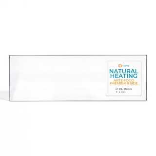 Vitre Natural Heating ARTE FOGO PREMIER 8 SIDE - Verre Rectangle pour poêle à bois
