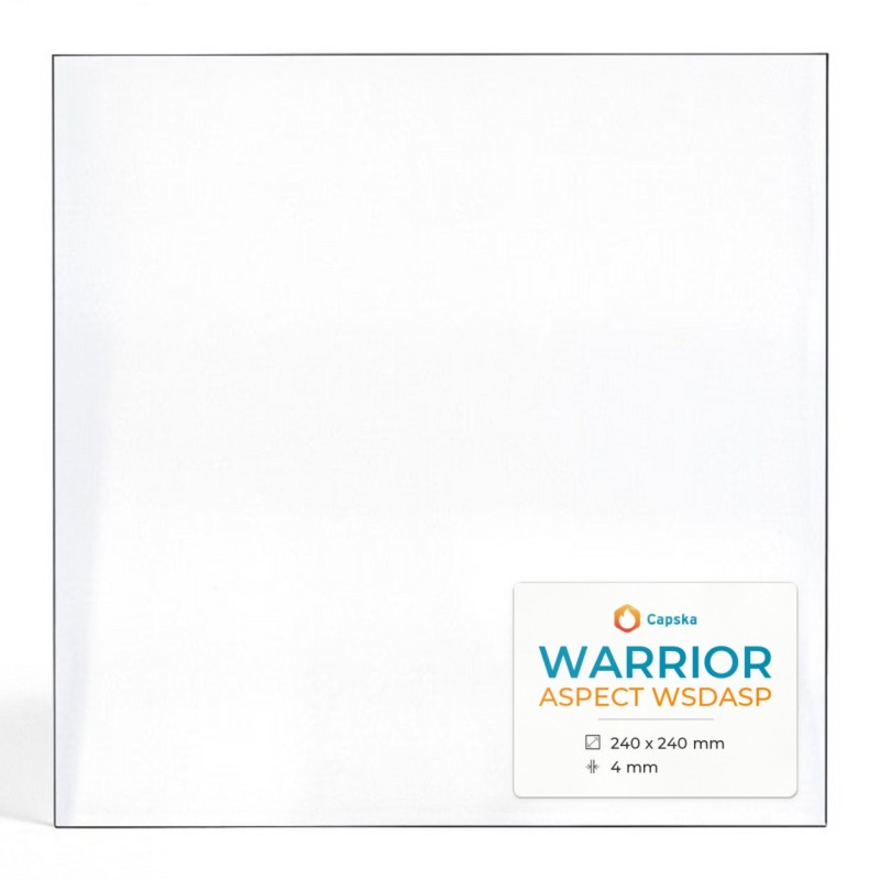 Vetro Warrior ASPECT WSDASP - Vetro Rettangolo per stufa a legna