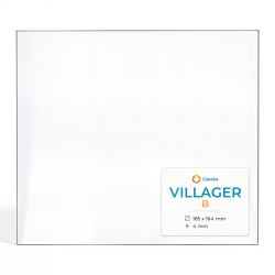 Vitre Villager B - Verre Rectangle pour poêle à bois