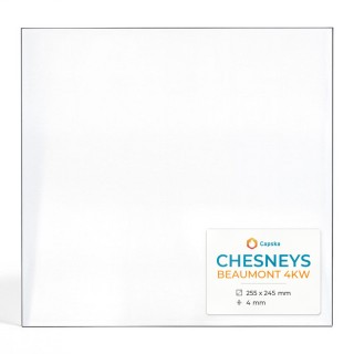 Vetro Chesneys BEAUMONT 4KW - Rettangolo per stufa a legna