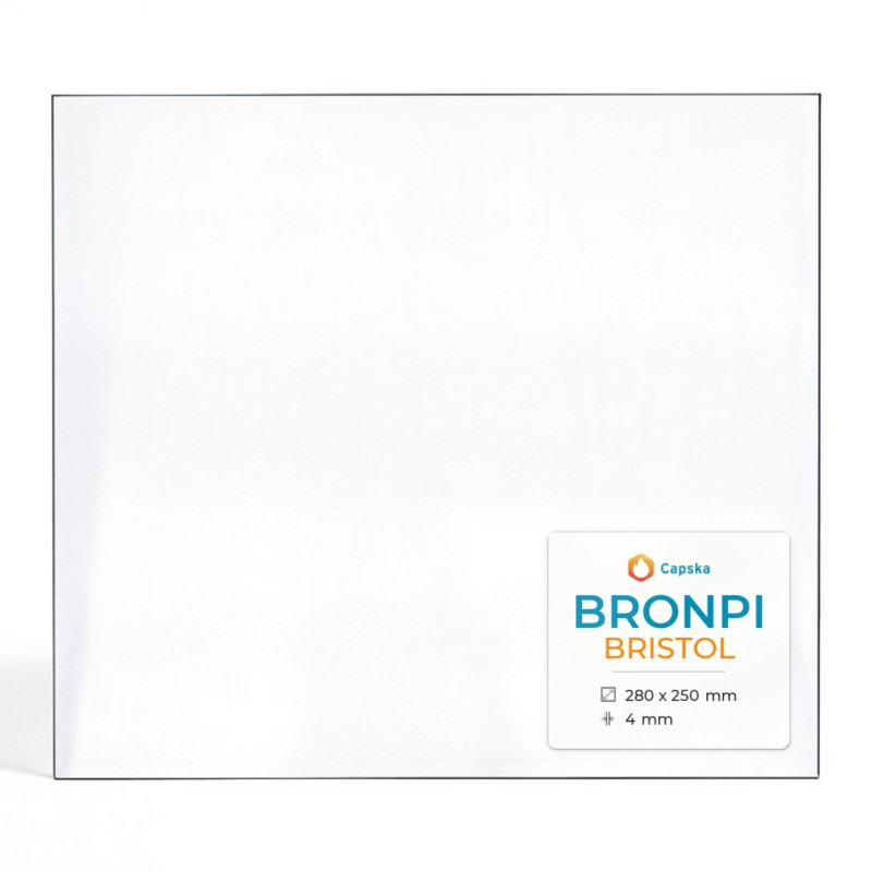 Vitre Bronpi BRISTOL - Verre Rectangle pour insert