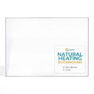 Natural Heating BUCKINGHAM Glas - Rechteck Kaminglas für Kaminofen