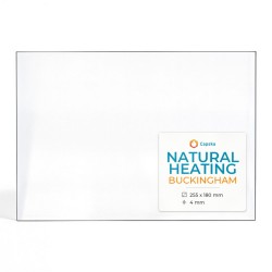 Natural Heating BUCKINGHAM Glass - Rectangular glass panel for wood burning stove