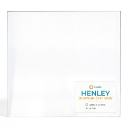 Vetro Henley BURNBRIGHT 5KW - Vetro Rettangolo per stufa a legna