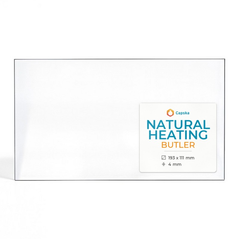 Vitre Natural Heating BUTLER - Verre Rectangle pour poêle à bois